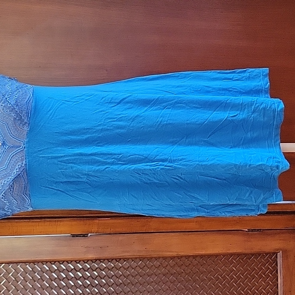 Cosabella | Vintage Blue Baby Doll Lingerie Nightie with Lace - size L - Picture 3 of 11